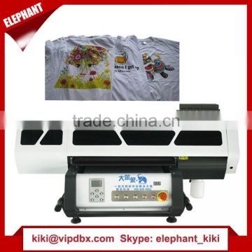 Digital light dark cotton t shirt printer machine