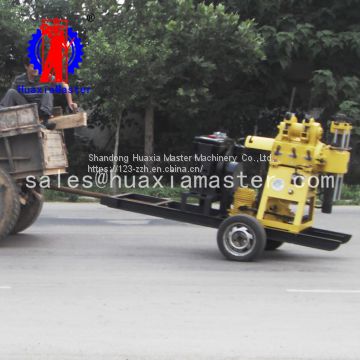 XYX-200 wheeled hydraulic core drilling rig convenient to operate rig machine