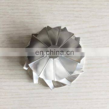 CT26 11+0 blades 53.11/71.00mm Billet/aluminum 2618/milling compressor wheeligh performance Turbocharger