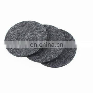 5 set Eco-friendly Grey Color Felt Cup Coasters with Holder