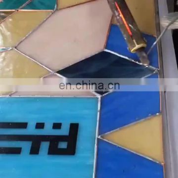 Chinese Church Colored Stained Glass For Door And Window Decor Art Glass