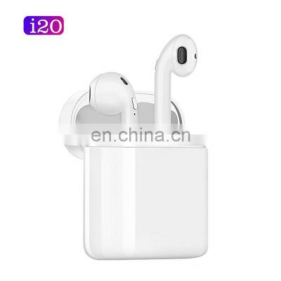 I20 new Trending tws 5.0 headphones wireless  Mini noise cancelling stereo earphones in-ear headset with charging box