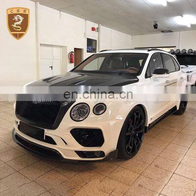 Mansor Style Carbon Fiber Engine Hood For Bently Bentayga