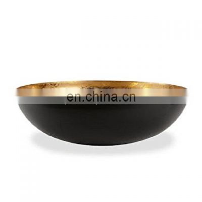 black and gold bowl