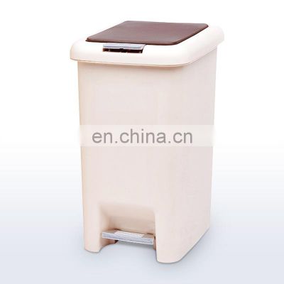 Hot Sell Promotional 45 L big size plastic dustbin with push button