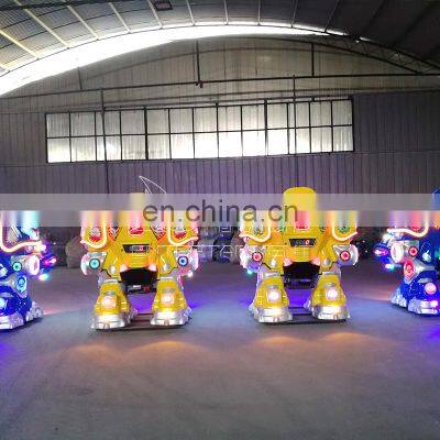 Popular amusement theme park rides fun fair electrical rides walking robot for kids for sale