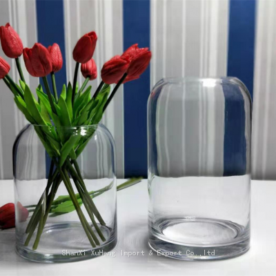 Transparent Table Vase For Home Decoration Glass Cylinder Vases Bud Vases Glass Container