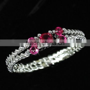 925 Sterling silver antique Rings with ruby stones