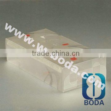 black and white plastic clear pvc box made in China