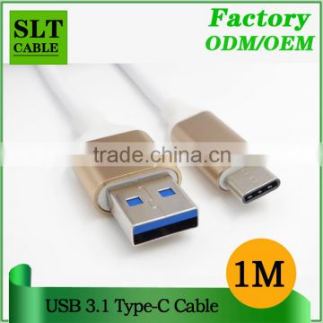 SLT High Quality Metal Case USB 3.1 Type C Cable for Letv Macbook Data transter and charging                        
                                                Quality Choice