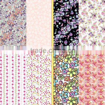 Nylon spandex printed swimwear fabric /Flower design printing fabric for underwear and intimate clothes