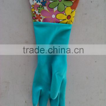 Gold supplier! long sleeve garden line gardening gloves