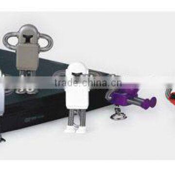 Promotional Gift Colorful Metal Robot USB Flash Drive