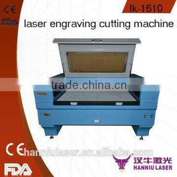 CE,FDA certification 1600*1000mm LK-1610 laser wood engraving machine