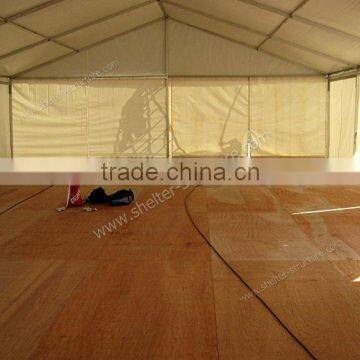 10m x 60m event marquee tent with wooden floor system