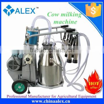 CE Approved electric single bucket cow milking machine for sale