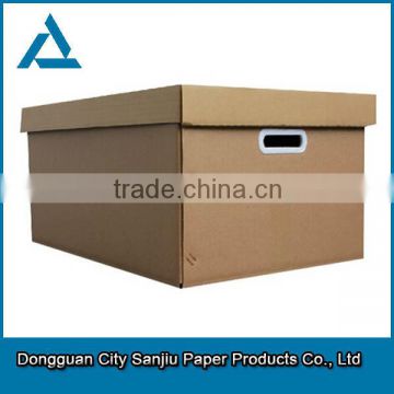 High strong office file carton box paper corrugated box