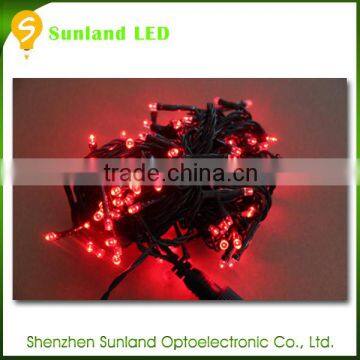 wedding party holiday decorative fiber optic led copper string light , 100leds 10m 10w led string light