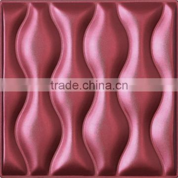 Leather cheap pvc wall board for background and ceiling panel