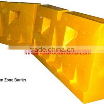 Water Filled Plastic Road Security Barrier blow mold