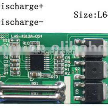 PCM/BMS/PCB For 14.8V(4S) Li-ion Battery Packs bms 12a,lifepo4 battery pack with bms