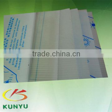 Kunyu polycarbonate hollow sheet in china/greenhouse equipment for the polycarbonate