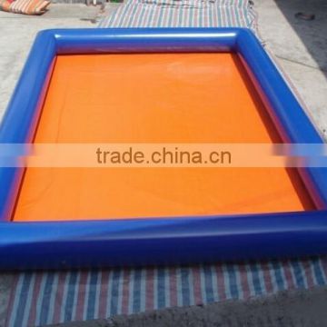 square PVC inflatable swimming pool