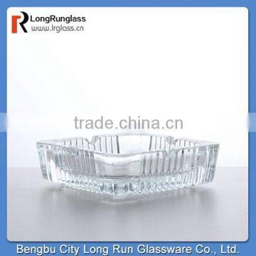 LongRun 2015 recommend 525g homeuse fashion square glass ashtray alibaba china supply