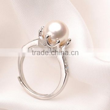 Accept Custom Order Fashion Jewelry Sterling Silver Pearl Earring Design Wholesale