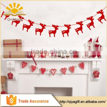 Christmas Supplies Custom Hanging Banner Xmas Decorations String Flag Home Decor