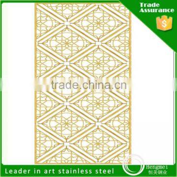 Hot Selling 304 Metal Laser Cut Screens for Hotel Interior Decoration