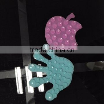 2016 Covenient Silicone Cute Double Side Suction Magic Sucker Vacuum Sucker Made In China