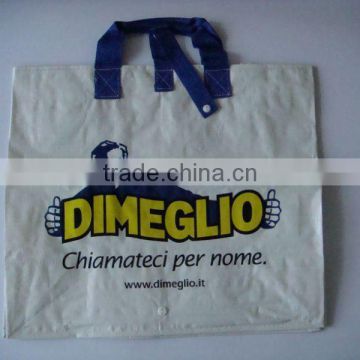 Lettering Woven Shopping Bags