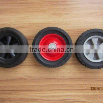 Three types of 6x1.5 semi pneumatic rubber wheel