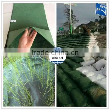 short fiber polyester / long fiber polyester geotextile bag for highway slope protection