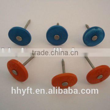plastic cap roofing nails on hot sale china supplier on hot sale