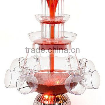 CHOCOLAZI ANT-8010 3 tiers Plastic Home Punch bowl cocktail wine fountain Cocktail fountain