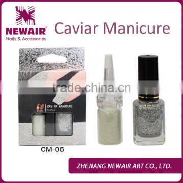 26 colors gold & silver caviar nail beads, caviar nail art,nail art caviar kit manicure wholesale