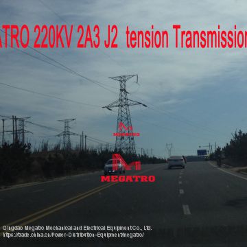 MEGATRO 110KV SGN-15-18-21 tension transmission monopole