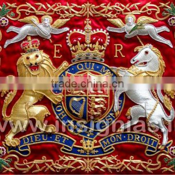 Embroidered Trumpet Banner for Household Cavalry