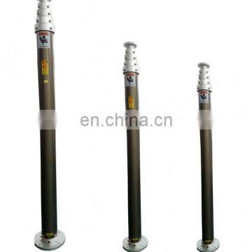 8m pneumatic pole fast extending telescoping mast push up tower