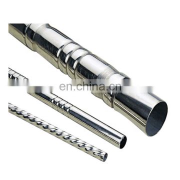 304 316L 310S 321corrugatedstainless decorative stainless steel pipe tube , competitive price with good quality
