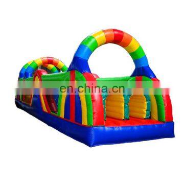 Kids outdoor kids obstacle inflatable course equipment for sale