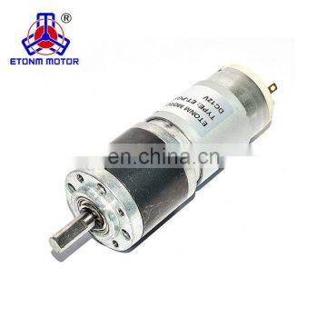 High Quality carbon brush 12v 24v dc planet motor 32mm