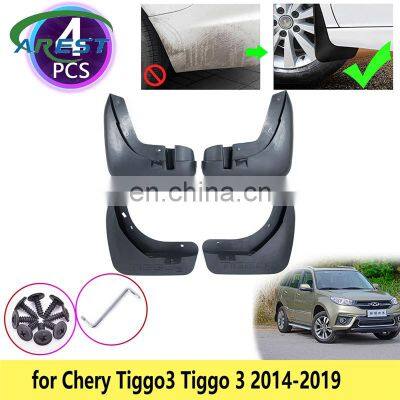 for Chery Tiggo3 Tiggo 3 2014 2015 2016 2017 2018 2019 Mudguards Mudflaps Fender Guards Splash Mud Flaps Front Rear Accessories