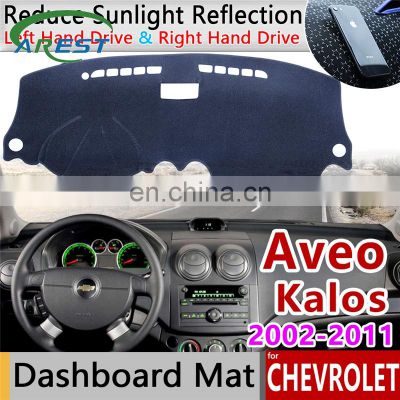 for Chevrolet Aveo Kalos Lova Gentra Pontiac G3 2002~2011 Anti-Slip Mat Dashboard Cover Pad Sunshade Dashmat Cape Accessories