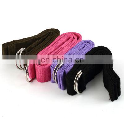 Yoga Stretch Strap Stretch Out Strap D-Ring Stretch Belt Figure Waist Leg Fitness Exercise Gym