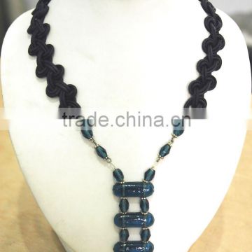 Make Braided Leather Necklace