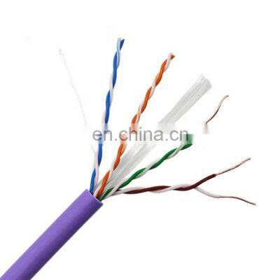 4Pairs Cat6 cable UTP/FTP/SFTP pure copper/cca 24awg communication cables 305m/1000ft