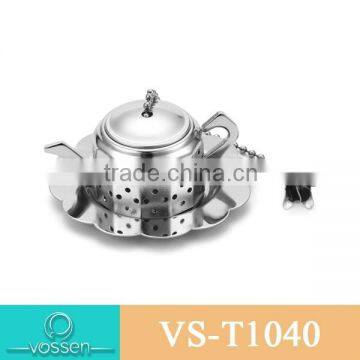 Tea pot shaped A stainless steel tea infuser